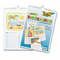 Calendrier papier blanc 17x24cm à personnaliser - Folia
