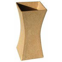 Vase en carton base carrée 123x56x56mm