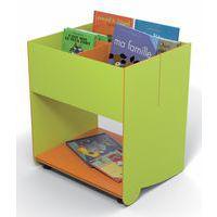 Meuble à albums haut anis/orange - Image principale