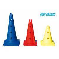Lot de 4 cônes multifonctions hauteur 40 cm avec 3 trous sur 4 côtés