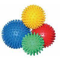 Lot 4 balles herissons pvc