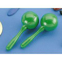 Paire maracas ronds en plastique