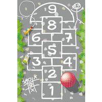 Tapis de jeu 'la marelle'