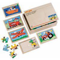 Coffret de 10 puzzles thème transport - Educo