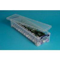 Bac 22 litres avec couvercle incolore et 2 trieurs pour les rouleaux de papier cadeau fresque et kraft - Image principale