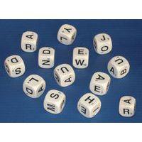 Assortiment de 13 dés éducatifs lettres - Image principale