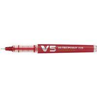 Stylo roller encre liquide Begreen Hi-Tecpoint V5 pointe 0.5 mm - rouge - Image principale
