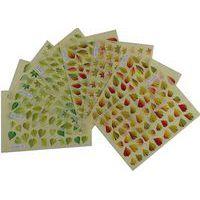Pochette 8 planches 480 feuilles d'arbres adhésives thumbnail image 2