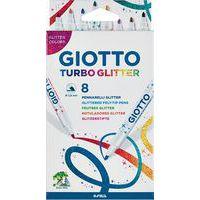 Etui 8 feutres à paillettes glitter - Giotto