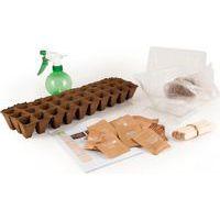 Coffret de sachets graines bio de légumes - Radis et Capucine