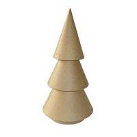 Sapin carton à décorer à la forme design - Décopatch