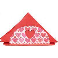 Porte-serviette médium bois - coeur - Image principale