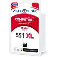 Cartouche jet d'encre compatible Canon CLI-551BK noir photo - Owa