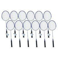 Lot de 12 raquettes badminton + 6 volants thumbnail image