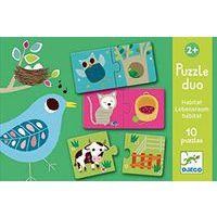 Puzzle duo habitat - Djeco