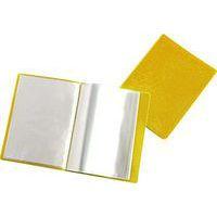 Reliure plastique 20 volets transparents - Jaune - Image principale