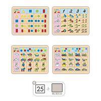 Ensemble 4 puzzles logique 1 - Akros