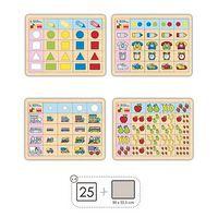 Ensemble 4 puzzles logique 2 - Akros