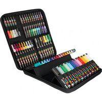 Mallette 60 markers peinture assortis - Posca