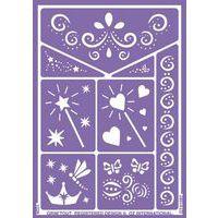 Lot 1 - 43 pochoirs maquillage - Image principale