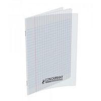 Cahier 70g 192 pages seyes 17x22 polypropylène incolore - Conquerant