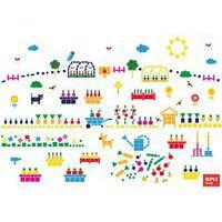 Kit gommettes 4 feuilles affiche à décorer pré-imprimés 70 x 100 cm - Image principale