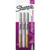 Pochette 3 marqueurs pointe ogive Sharpie - Sharpie