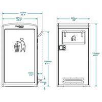 Poubelle connectée Bigbelly non compactante thumbnail image 6