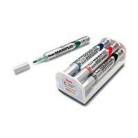 Brosse à tableau blanc magnétique avec 4 markers MAXIFLO PENTEL - Image 4