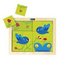 Puzzle magique - oiseau - papillon-Nathan