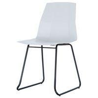 Lot de  2 Chaises Cube pied et coque polypro Blanc - Image 3