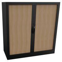 Armoire métal Classique hauteur 135 cm rideaux PVC classé au feu M1 Acial thumbnail image 4