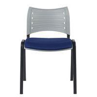 Lot de 2 chaises YUMA dos polypropylène Gris GGI - Image 2