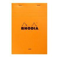 Bloc agrafé orange ligné 150 feuillets - Rhodia