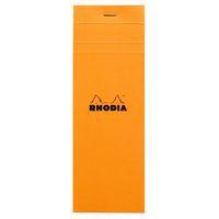 Bloc agrafé orange N 8 7,4x21 cm 80 feuillets 5x5 80g - Image principale