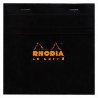 Bloc agrafé noir petits carreaux - Rhodia