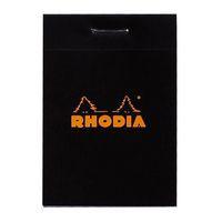 Bloc agrafé noir N 10 5,2x7,5 cm 80 feuillets 5x5 80g - Image principale