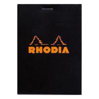 Bloc agrafé noir N 12 8,5x12 cm 80 feuillets 5x5 80g - Image principale