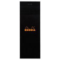 Bloc agrafé noir N 8 7,4x21 cm 80 feuillets 5x5 80g - Image principale