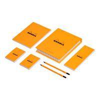 Coffret blocs orange petits carreaux - Rhodia