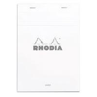 Bloc agrafé blanc ligné + marge - Rhodia thumbnail image