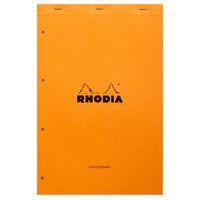 Bloc agrafé orange N 119 audit 21x31,8 cm multicolonnes 80g - Image principale