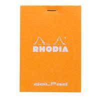Bloc orange agrafé réglure dot - Rhodia - Image principale