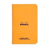 Carnet orange piqué réglure dot - Rhodia