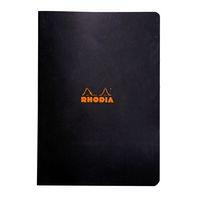 Cahier piqué noir 21x29,7cm 96 pages 5x5 non détachables 80g - Image principale