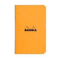 Carnet orange piqué petits carreaux - Rhodia thumbnail image