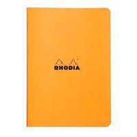 Cahier orange piqué petits carreaux - Rhodia thumbnail image