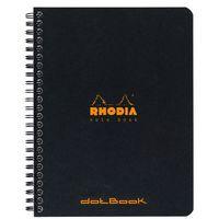 Cahier noir reliure intégrale réglure dot - Rhodia