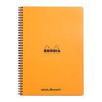 Cahier orange reliure intégrale réglure dot - Rhodia