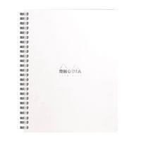 Cahier blanc reliure intégrale réglure dot - Rhodia